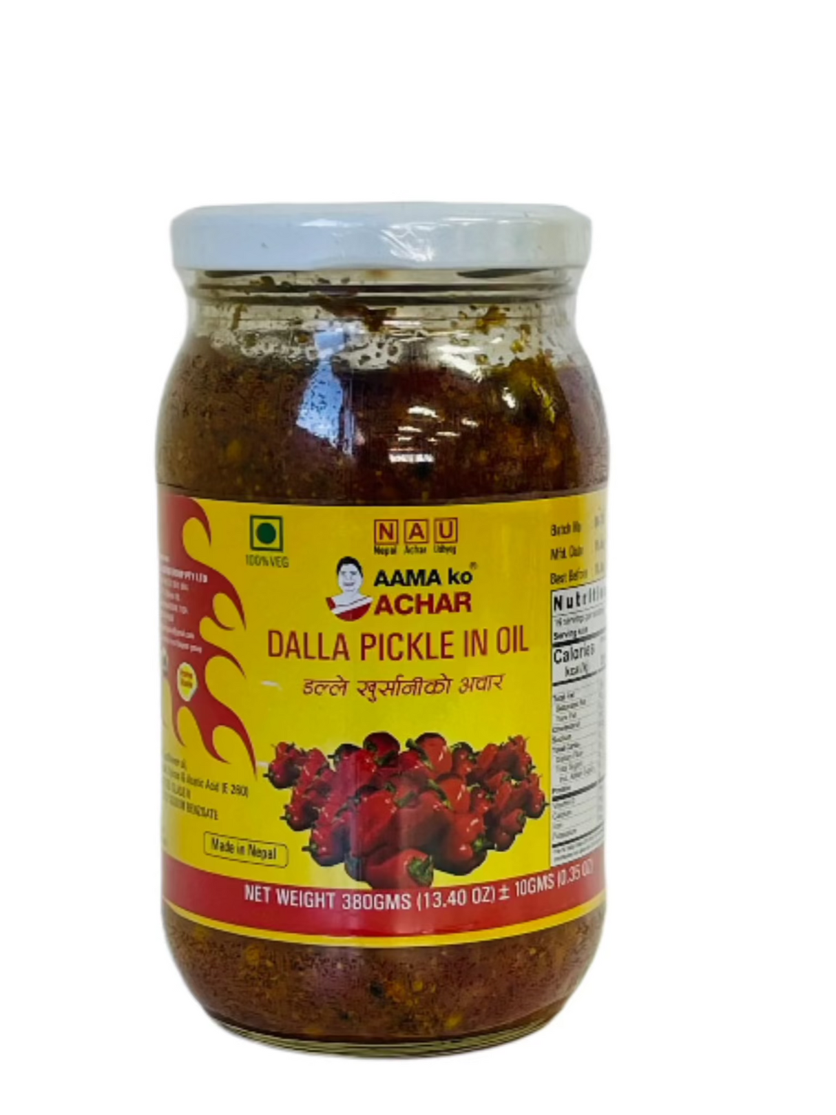 Aama Ko Achaar Dalla Pickle In Oil/ Dalla Khursani 380Gm