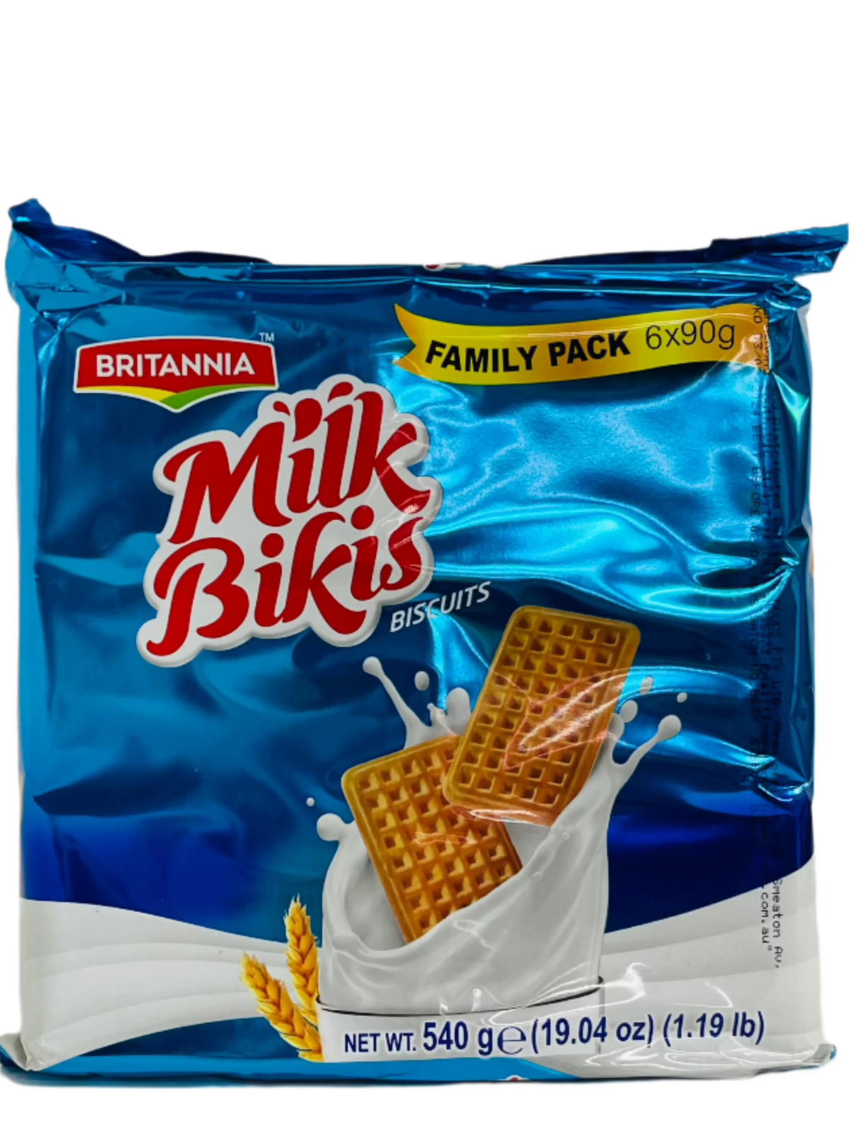 Britannia Milk Biscuits 6*90Gm