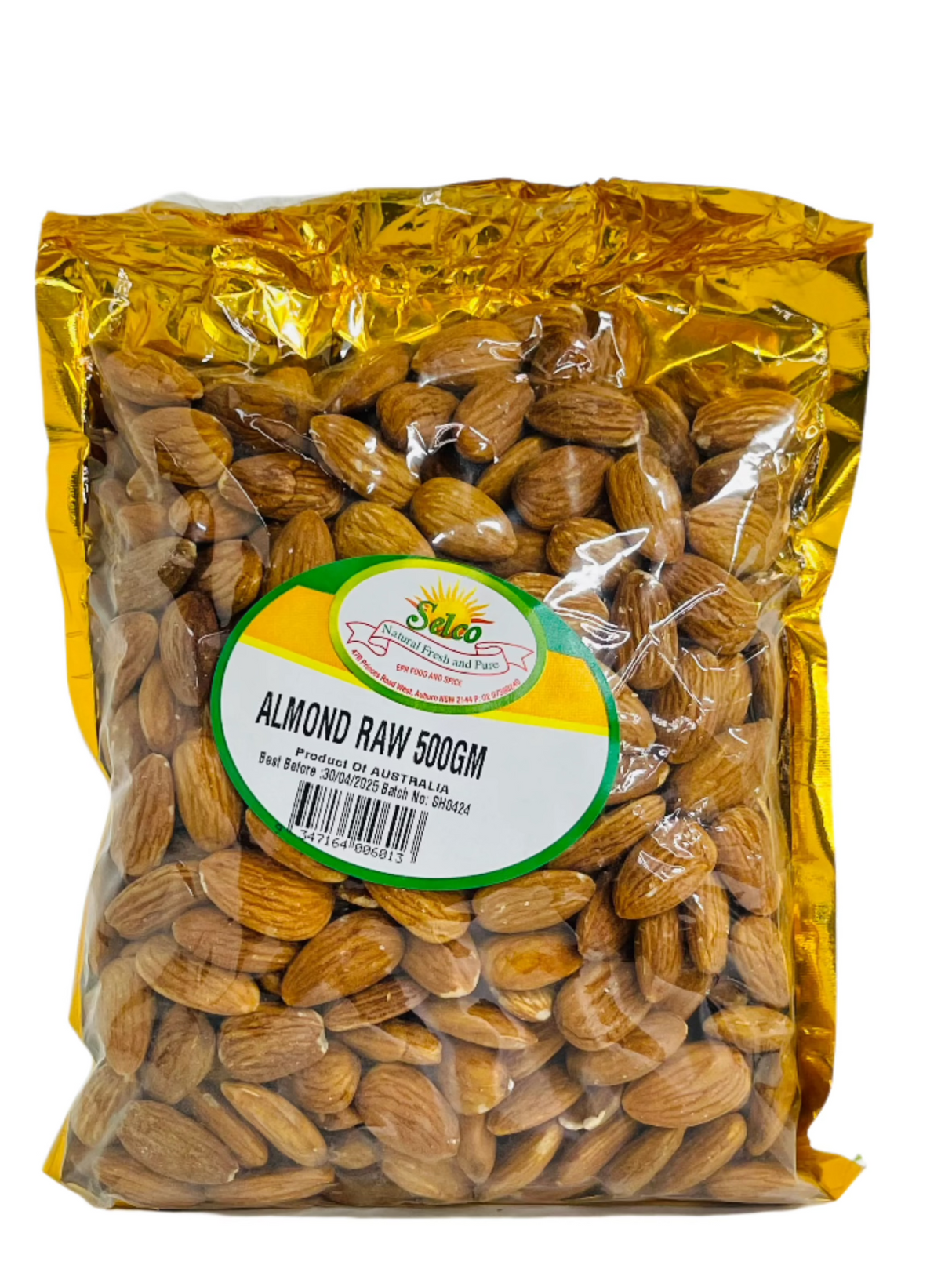 Selco Almond Raw 500Gm