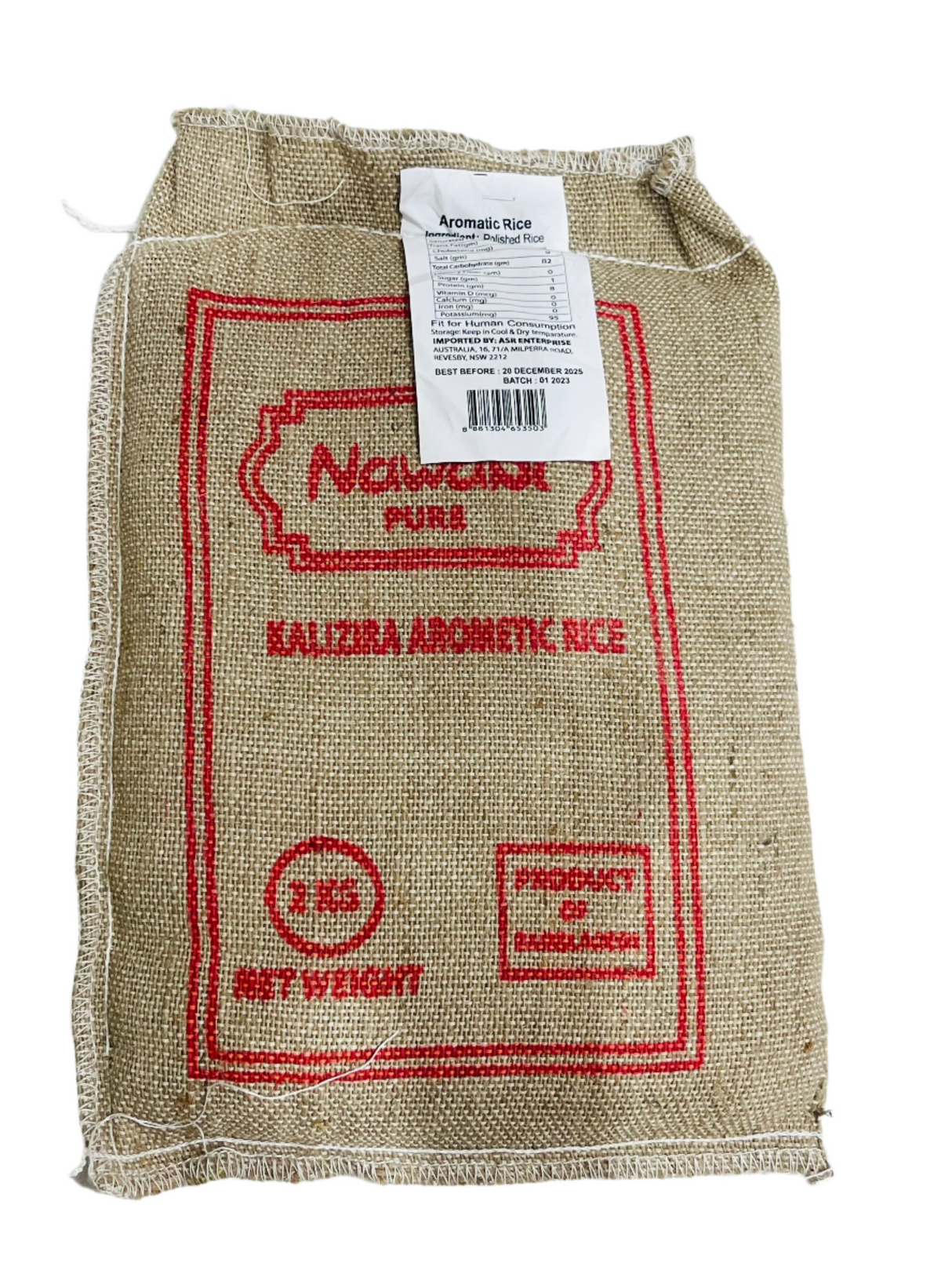 Nawabi Kalijeera Aromatic Rice 2Kg