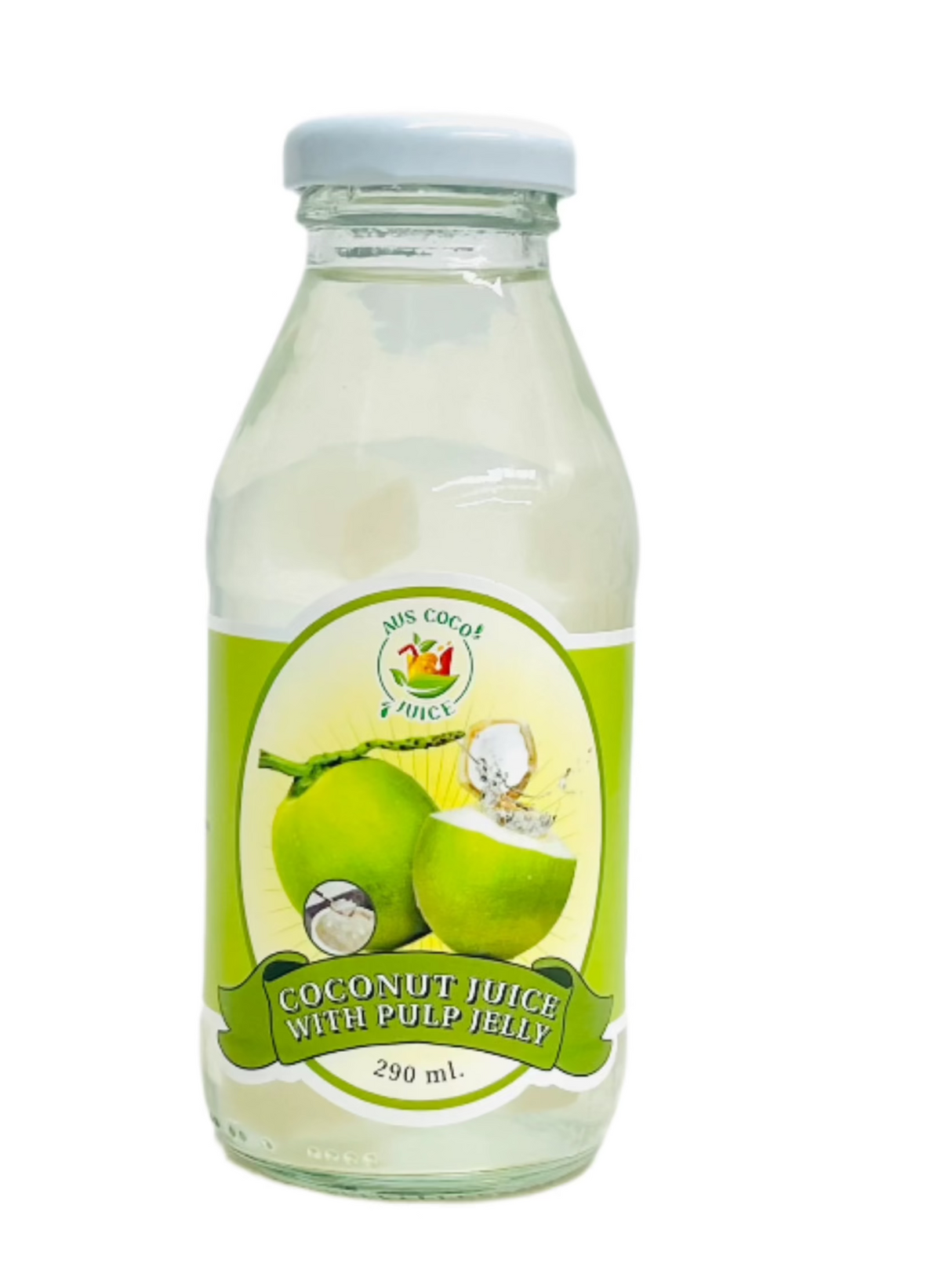 Aus Coco Coconut Juice With Plup Jelly 290Ml