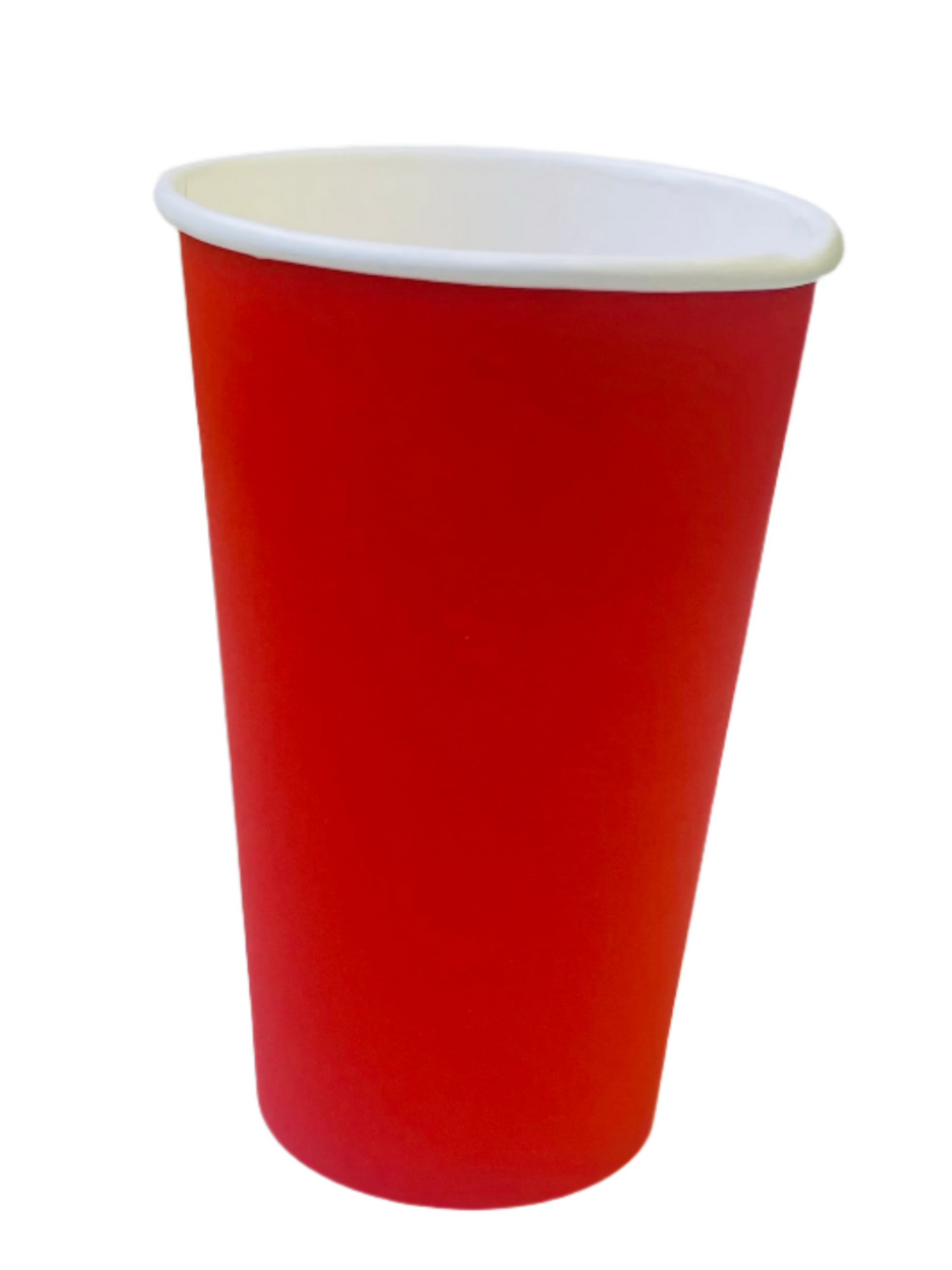 Red Disposable Paper Cup 500Ml 20Pack