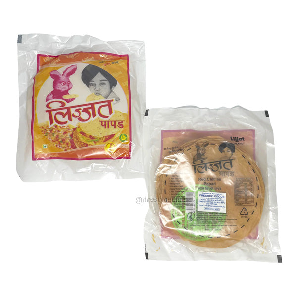 Lijjat Red Chilli Papad 200Gm