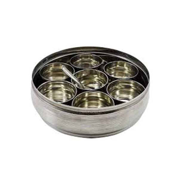 Masala Container With Glass Lid Each