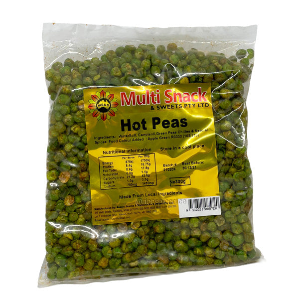 Multi Snacks Hot Peas 250Gm