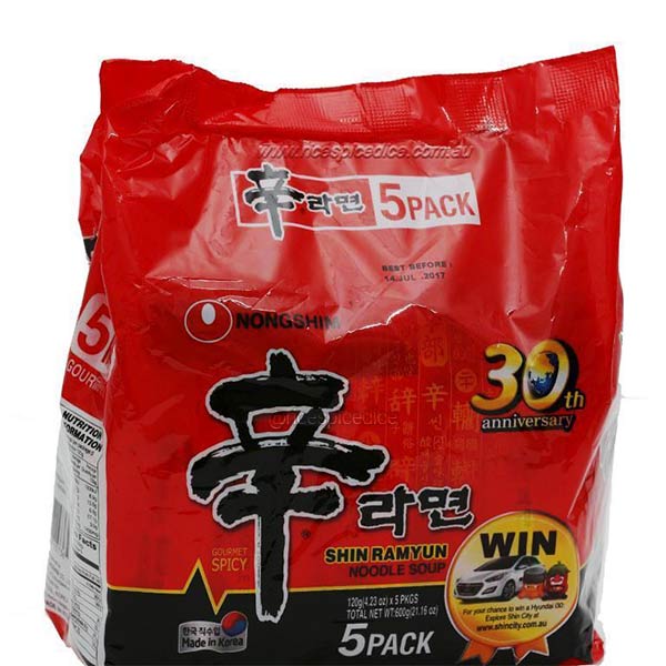 Nongshim Shin Ramyun 5Pack