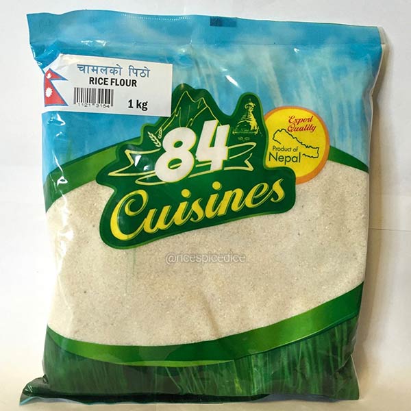 84 Cuisine Chamal Ko Pitho Rice Flour Coarse 1Kg