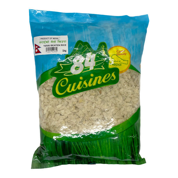 84 Cuisine Terai White Chiura 1Kg